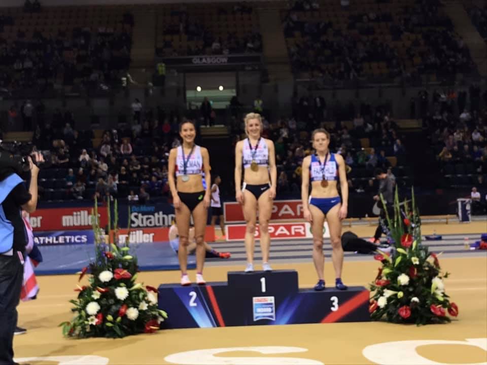 Medals for C&C Athletes at the British Indoor Championships  23rd February 2020