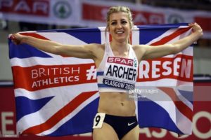 Holly Archer wins silver medal at European Indoor Championships